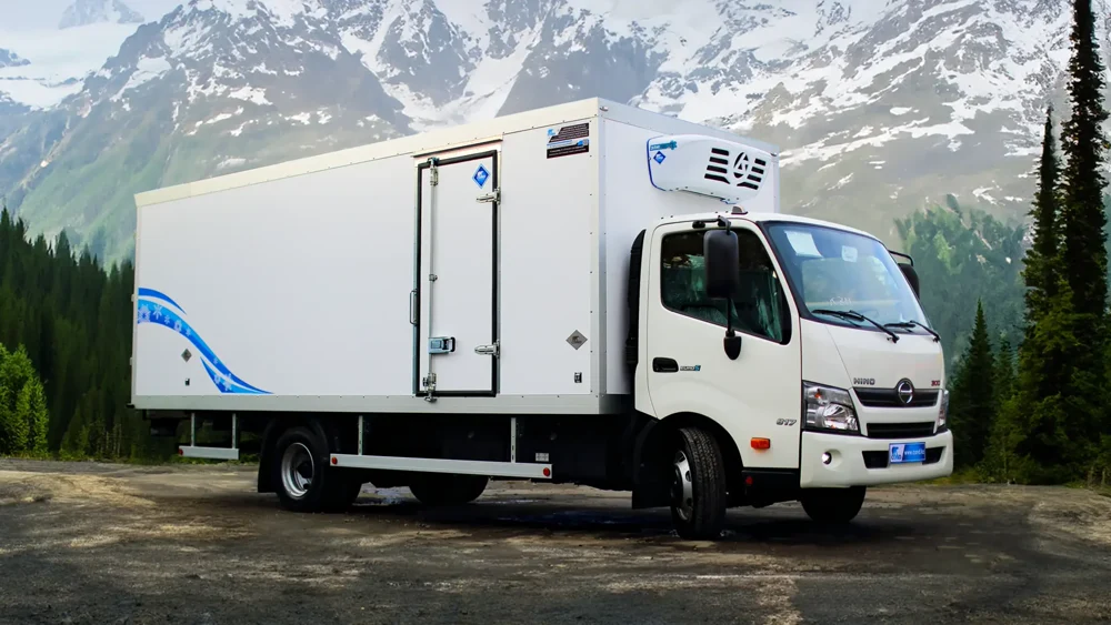 HINO 300 with a COND body for Zammler