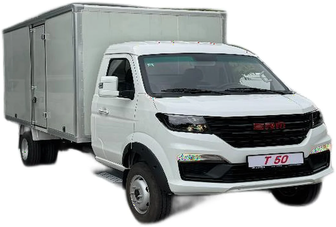 Өнеркәсіп тауарлары фургоны бар Shineray SRM T50 — зауыттық орындалуы