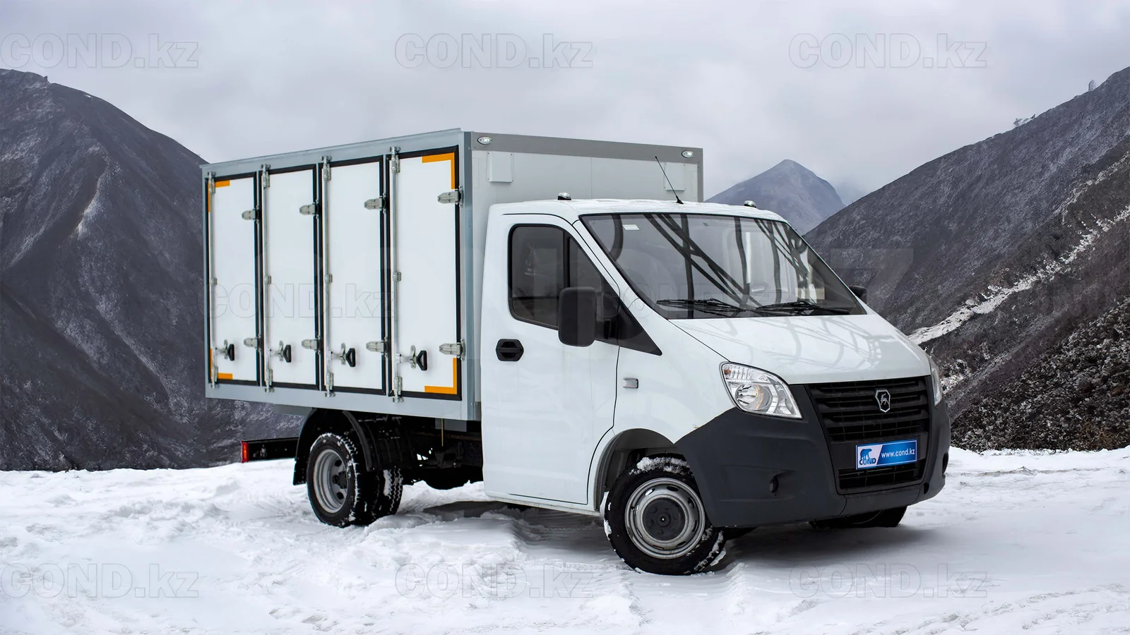 ГАЗель Next шассиіндегі нан тасығыш — газель Next нан тасығышы, 3/4 көрініс — COND