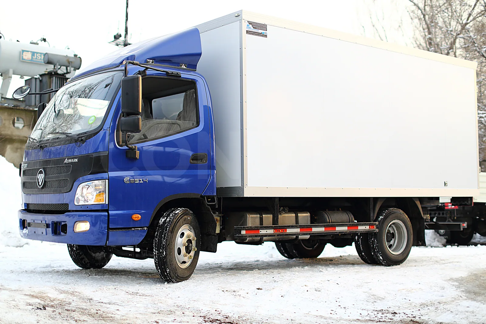 Сухой фургон Foton Aumark Астана — левый борт и кузов по всей длине — COND