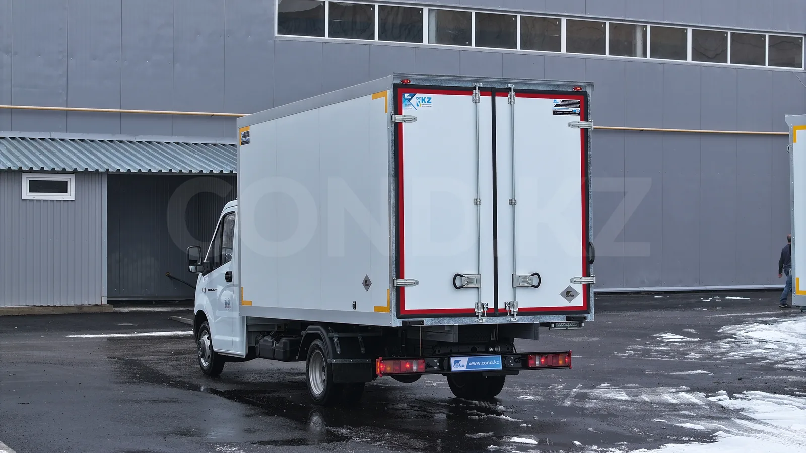 Dry-freight body GAZelle Next Kazakhstan — rear swing doors двери во всю ширину проёма