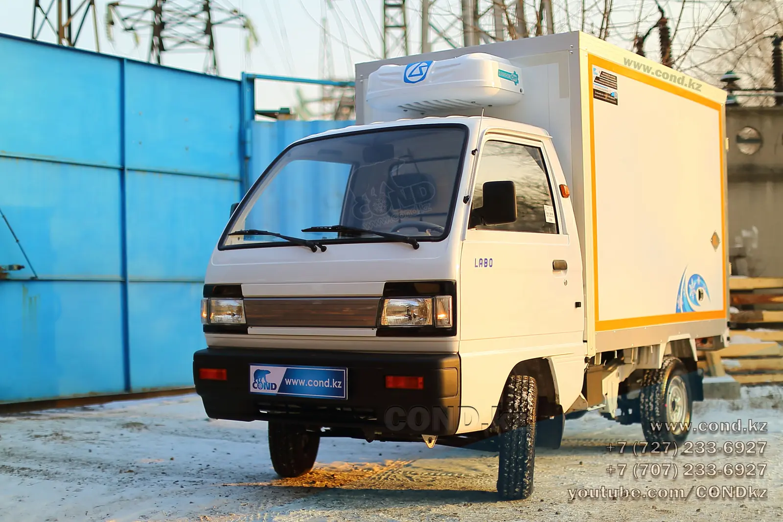 Реф Chevrolet Labo — вся машина слева спереди, кабина и кузов 2 500 мм — COND
