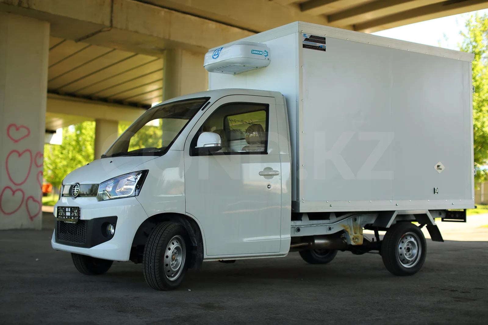 Реф FAW 1027 Астана — левый борт кузова целиком — COND
