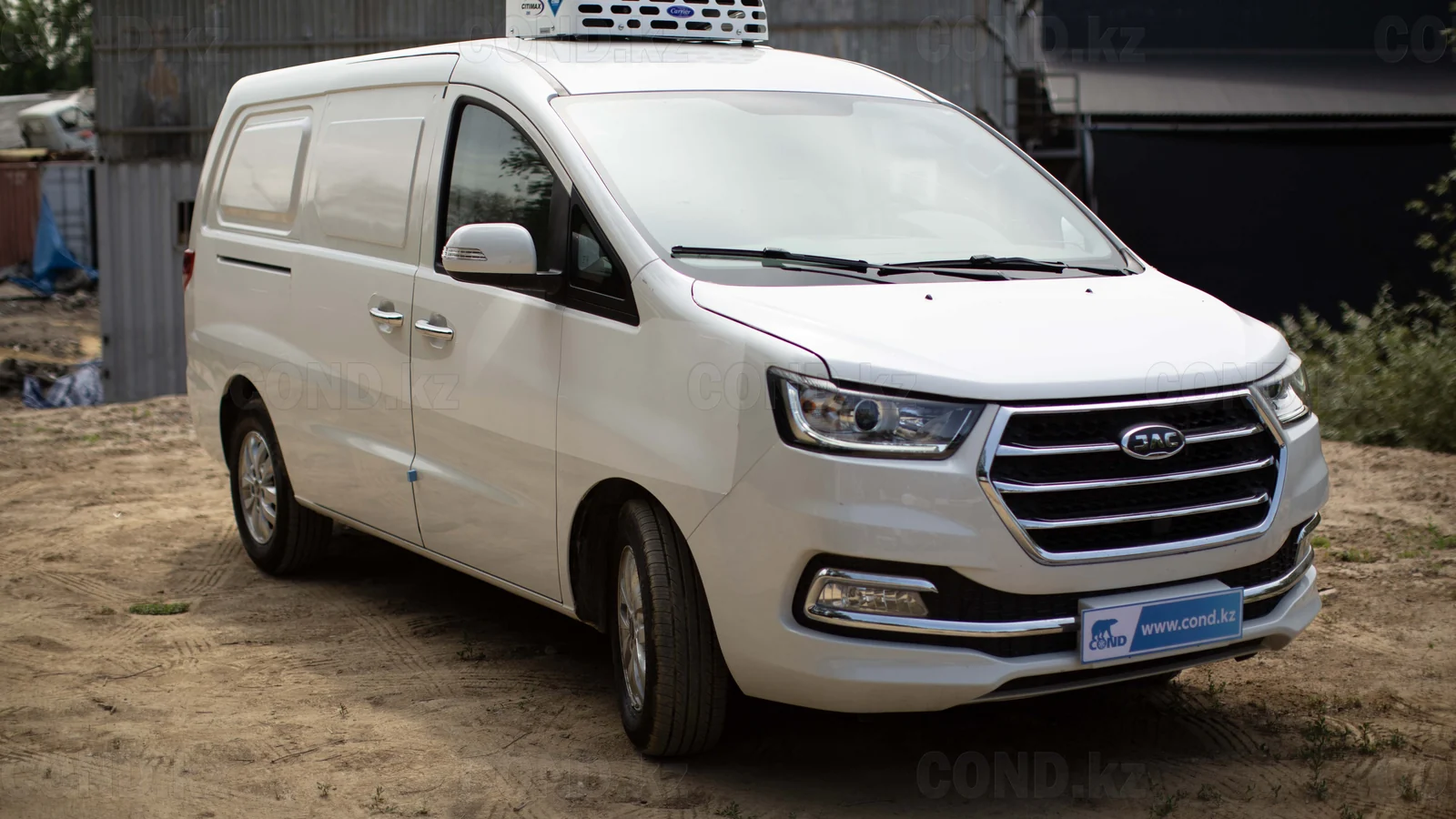 JAC M4 тұтас металл рефрижераторы — сол бүйірі, бейін — COND